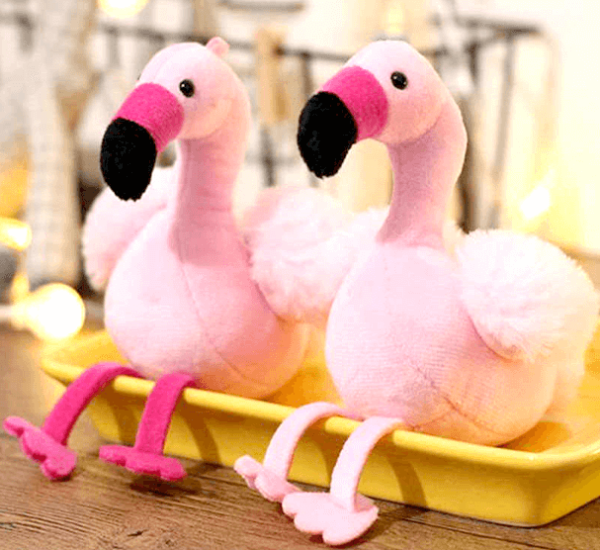 flamingo peluş anahtarlık