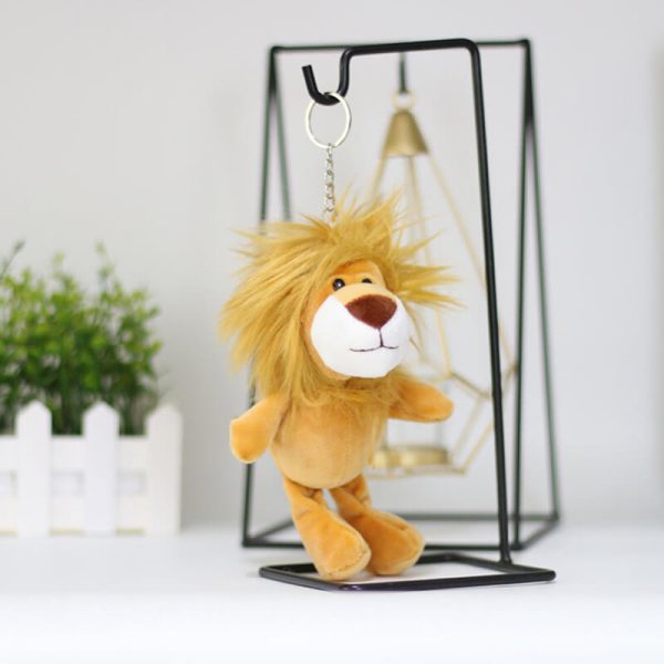 Aslan Kral Peluş Anahtarlık 12 Adet - 16cm