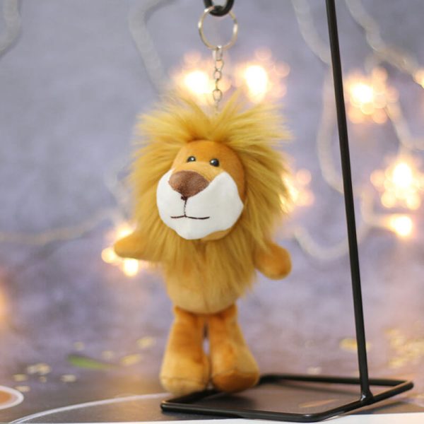 Aslan Kral Peluş Anahtarlık 12 Adet - 16cm - Görsel 7