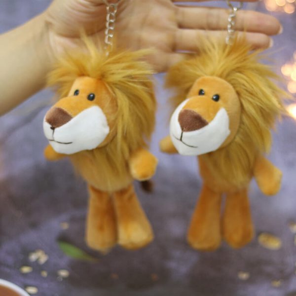 Aslan Kral Peluş Anahtarlık 12 Adet - 16cm - Görsel 9