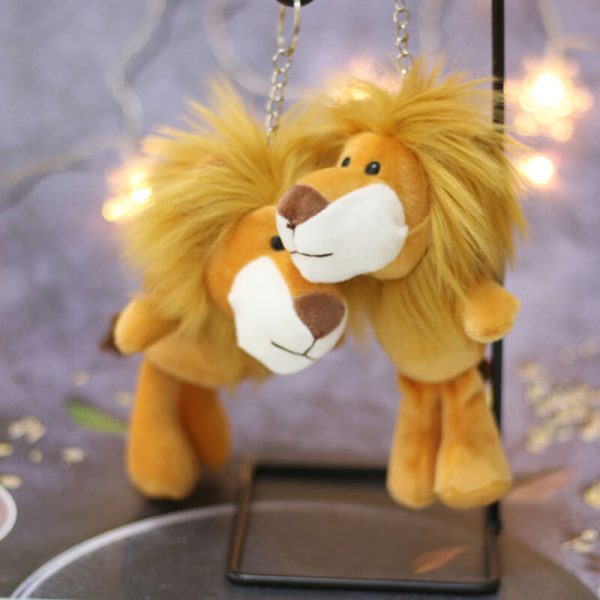 Aslan Kral Peluş Anahtarlık 12 Adet - 16cm - Görsel 10
